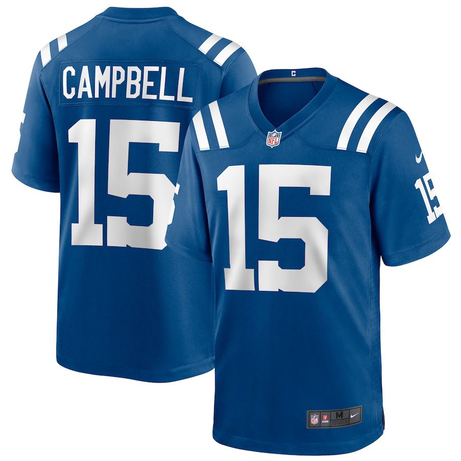 Men Indianapolis Colts 15 Parris Campbell Nike Royal Player Game NFL Jersey